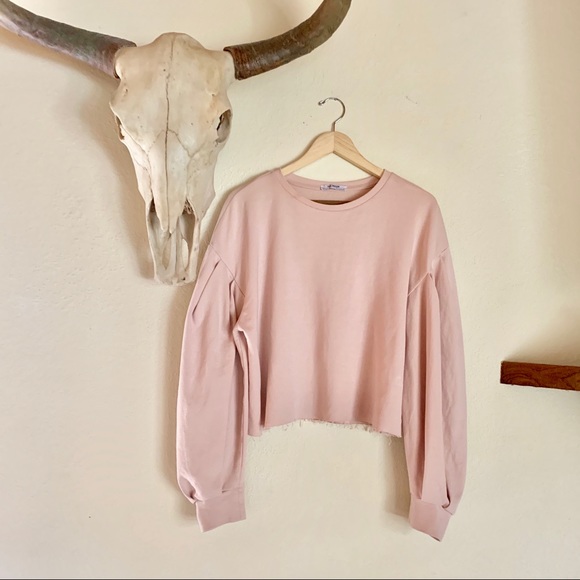 Zara Sweaters - Zara Bubble Sleeve Sweater